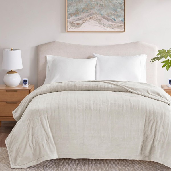 Beautyrest Heated Electric Blanket for Cold Weather, Fast Heating Wi-Fi