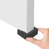 Two-Way Door Stoppers, Doorstop Wedge, Small Size Cube Rubber Door