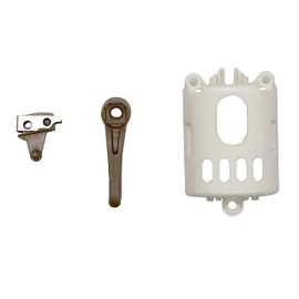 Anrom Hair Clipper Accessories DIY 3PCS, Dial Button, Switch, Motor Cover Replacement Parts for Wahl 5-Star Series Magic Clip Clipper # 8148, 8591 (Brown)