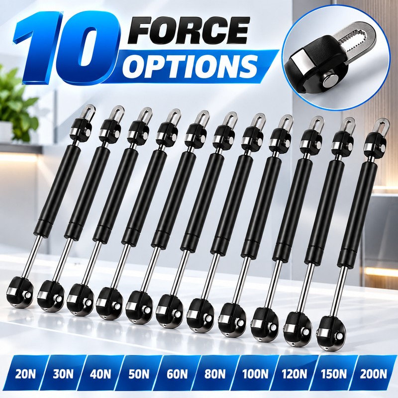 2PCS Gas Spring Lift Supports for Cabinet Lids – Hydraulic