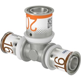 Uponor S-Press Plus MLC T-piece reduced 16 x 20 x 16 mm