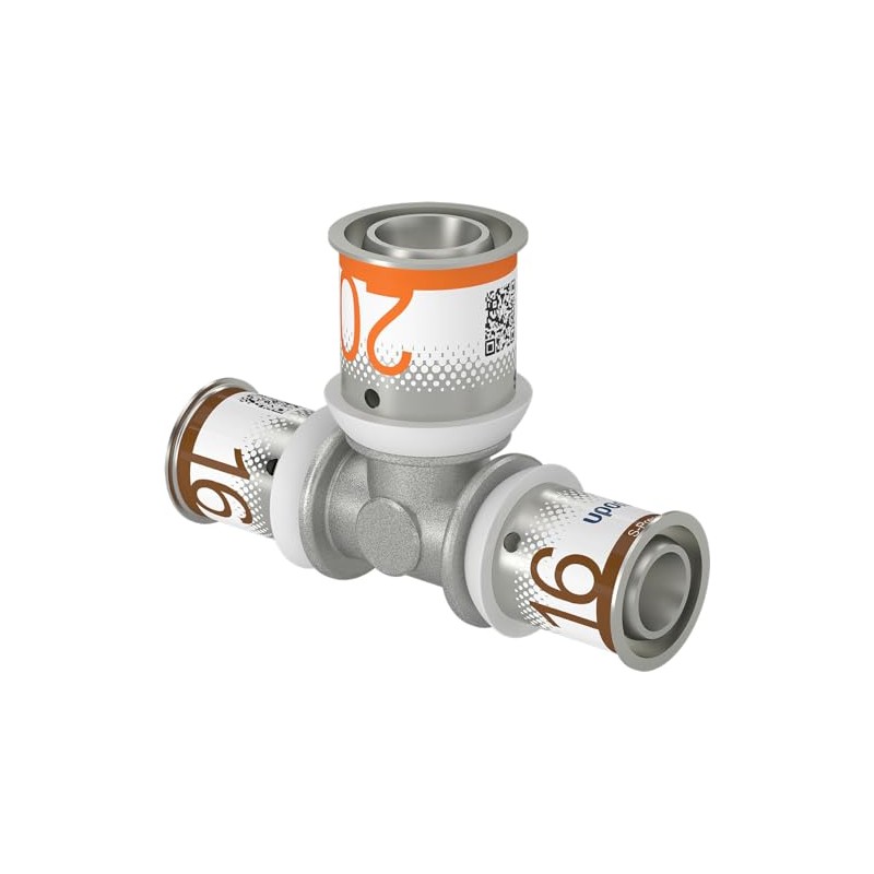 Uponor S-Press Plus MLC T-piece reduced 16 x 20 x