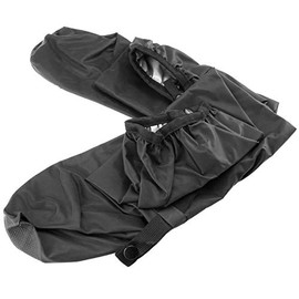 ENET Waterproof Rain Shoe Cover Motorcycle Overboot Motorbike Bike Black L Size