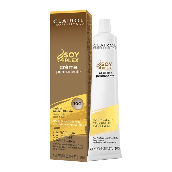 Clairol Permanent Crème, 10g Lightest Gold Blond, 2 oz.