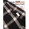 EN'DA professional Heated Scarf for Women Rechargeable with Battery, Warm