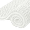 SUBRTEX Bathroom Rugs Chenille Bath Rug Soft Short Plush Bath