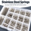 Stainless Steel Compression Spring Assortment for DIY Repairs – 30