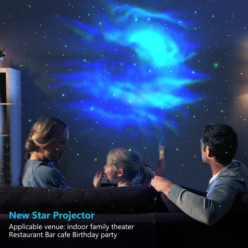 CAIYUE Star Projector Galaxy Projector, Exquisite Nebula Night Light Ocean