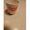 Dunkin' Donuts ONE Dunkin Donuts 4OZ White Paper Store Coffee