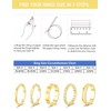 RLMOON Stackable Gold Rings for Women Non Tarnish Dainty 14K