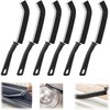 Pack of 6 gap cleaning brushes, hard bristled crevice cleaning
