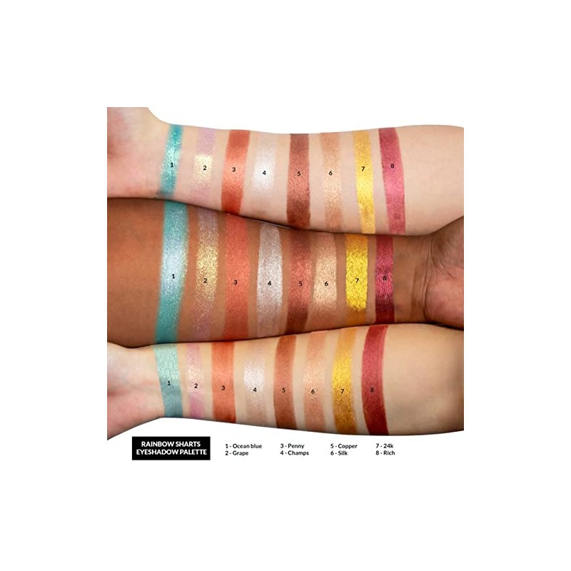 Kimchi Chic, Paleta de sombras, Rainbow Sharts x Ketnipz