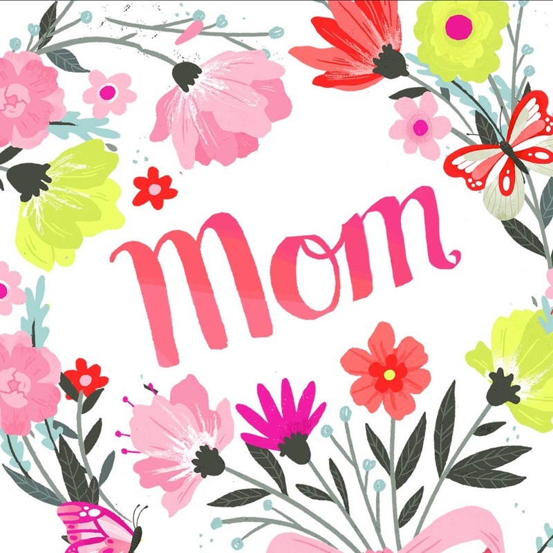 Up With Paper Treasure Happy Mother's Day (Springtime Bouquet)