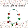VFM e-Store - Christmas Light Up Necklace Christmas Bauble Decoration