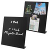 2 Pack Magnetic Board,Magnet Board,Metal Magnetic Bulletin Board,Magnet Display Stand