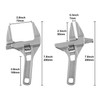 Elezenioc Adjustable Spanner Wrench 6-68mm Open-End Wide Jaw Spanners Wrenches