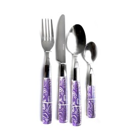 Bistrobesteck Besteck Löffel Gabel Messer Set Besteckset 16-teilig Angebot