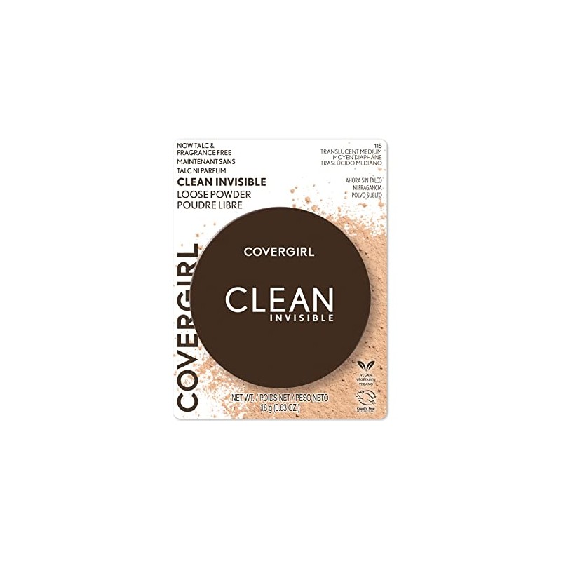 Clean Invisible Loose Powder - 115 Translucent Medium by CoverGirl