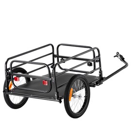 Happybuy Bike Cargo Trailer - 160 lbs Capacity, Foldable & Versatile