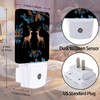 Jopowide Retro Deers Night Light, Pine Branches Night Lights Plug