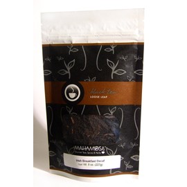 Mahamosa Decaffeinated Black Tea Loose Leaf (Looseleaf) - Irish Breakfast Decaf 8 oz