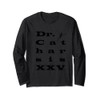 Dr.C Big Print XXV (schwarz) Langarmshirt