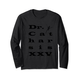 Dr.C Big Print XXV (schwarz) Langarmshirt