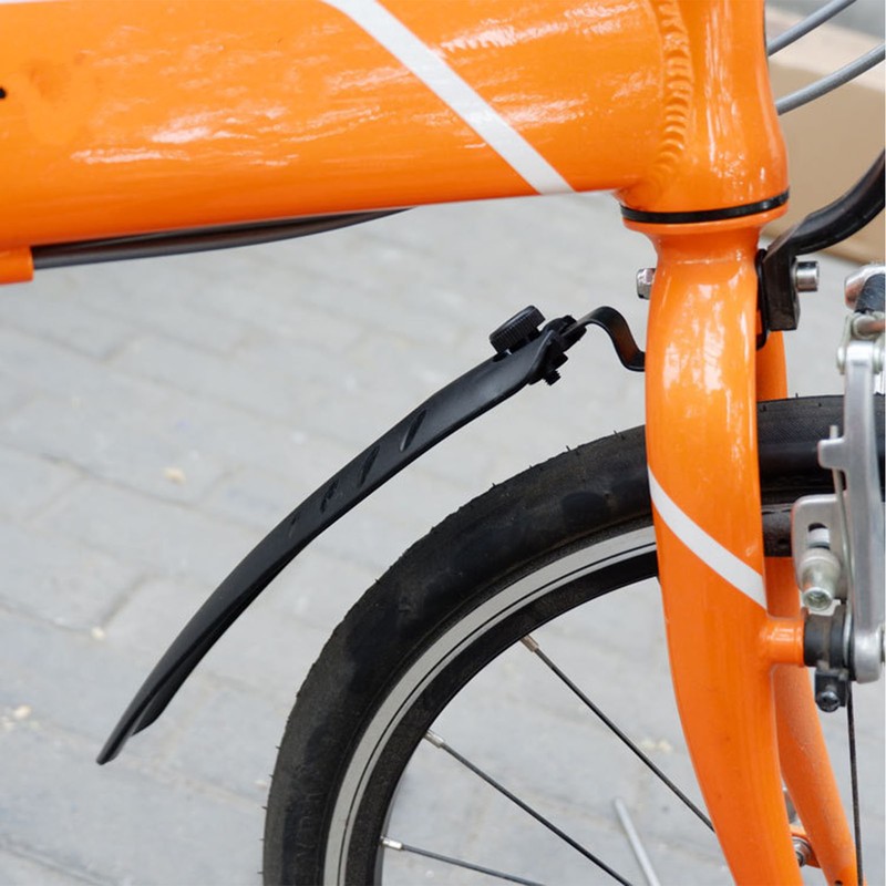 14in Folding Bike Fender Set Plastic Easy To Install Bicycle
