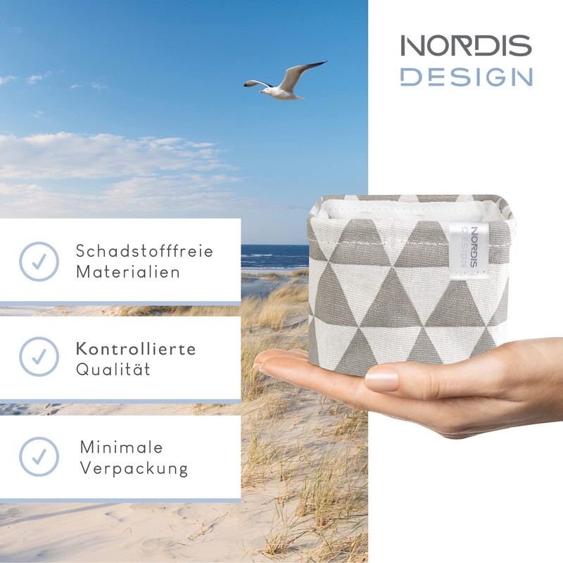NORDIS DESIGN Small Storage Baskets Set of 3 (11 x