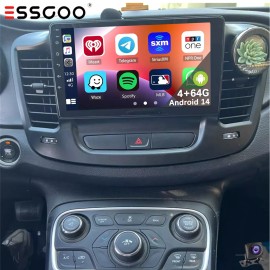 ESSGOO 4G+64G Android 14 Carplay Car Stereo GPS BT For 2015-2019 Chrysler 200 200C 200S