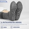 HYCLES Yoga Socks Non-Slip Socks 3 Pairs Stopper Socks for