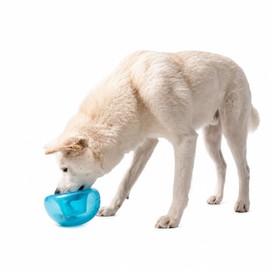 Planet Dog Orbee-Tuff Snoop Treat Dispensing Dog Toys, Azul, 12.7 cm de diámetro