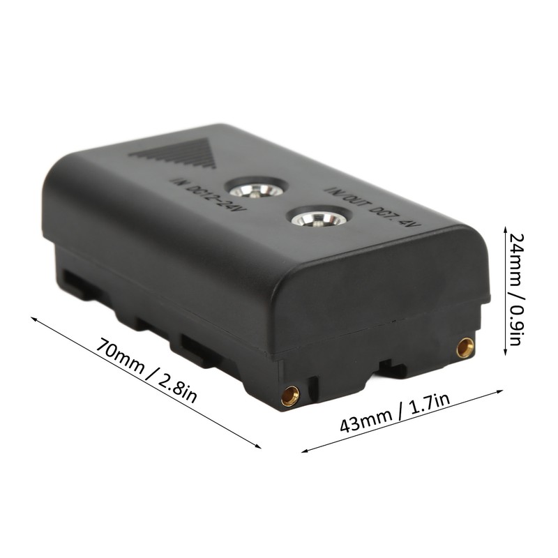 Dummy Battery with DC 7.4V Elbow Power Cable for Sony