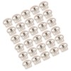 30PCS Metal Cord Locks End Spring Stop Toggle Stoppers Rustproof