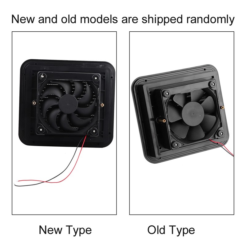 Air Ventilation Window RV Fan 12V Cooling Air Vent, 4W