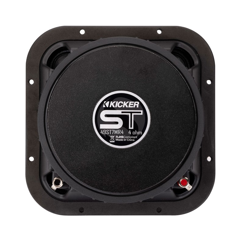 Kicker 49ST7MR8 7" Street Series Square Mid-Bass, Pair, 8ohm (Renewed)