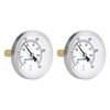 MEASUREMAN Hot Water Bi-Metal Thermometer, 2-1/2" Dial, 1-3/4" Lead-Free Brass