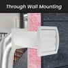 5 Inch Through-Wall Ventilation kit - Adjustable - Louvered Dryer
