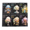 Zolarkar Floral and Stand Collage Material, 60 Pieces, Retro Lamp,