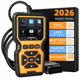 ZMOON ZM201 Professional OBD2 Scanner Diagnostic Tool, Enhanced Check Engine Code Reader with Reset OBDII/EOBD Car Diagnostic Scan Tools for All Vehicles After 1996, 2026 Upgraded