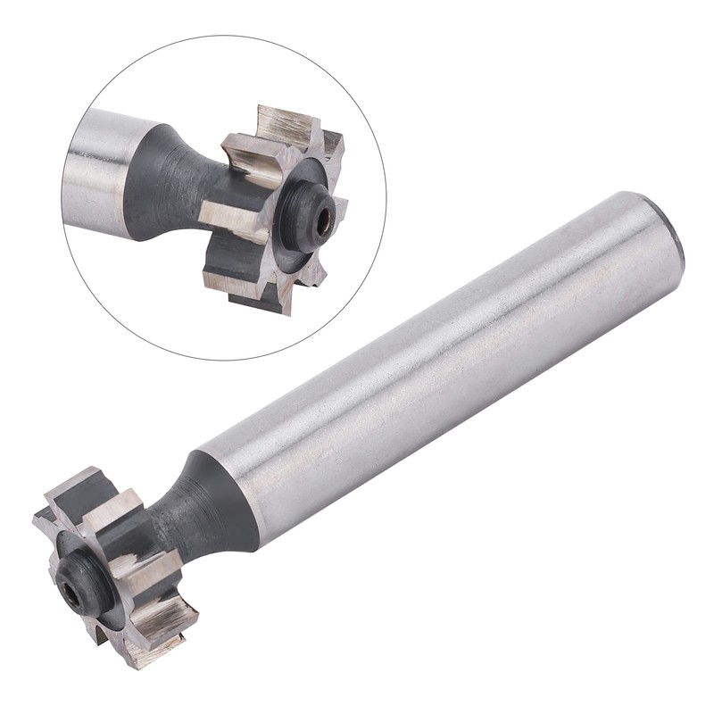 T Slot Cutter Bit HSS High Speed Steel Straight Shank
