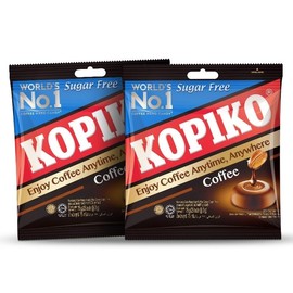 Kopiko Sugar Free Coffee Candy – Bold-Tasty Hard Candy from Indonesia with Real Coffee Extract – A Satisfying Boost for On-the-Go Energy (2-Pack 4.23oz Each)