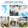 POCKET PANDA Misters for Outside Patio with Hose Timer,Misting System