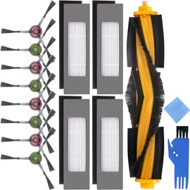EATBALE Replacement Parts for Yeedi Vac 2 Pro/Vac Max/Vac Hybrid/Vac Station, for Ecovacs Deebot Ozmo T8 / T8 AiVi / N8 / N8 Pro / N8 Pro+ / N10 Plus Robot Vacuum Main Brush Side Brush Filter