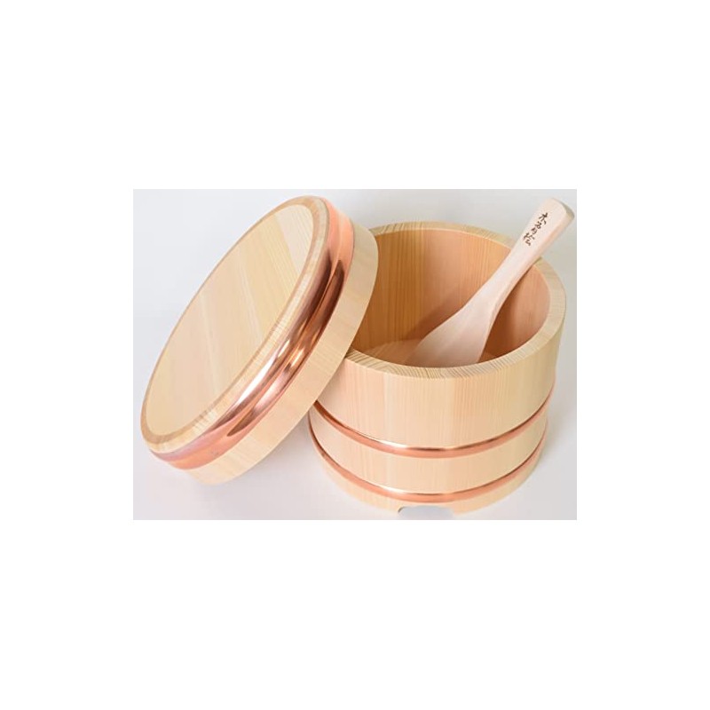 Kiso Crafts Kiso Sawara Edo-style Ohitsu for 3 Go with