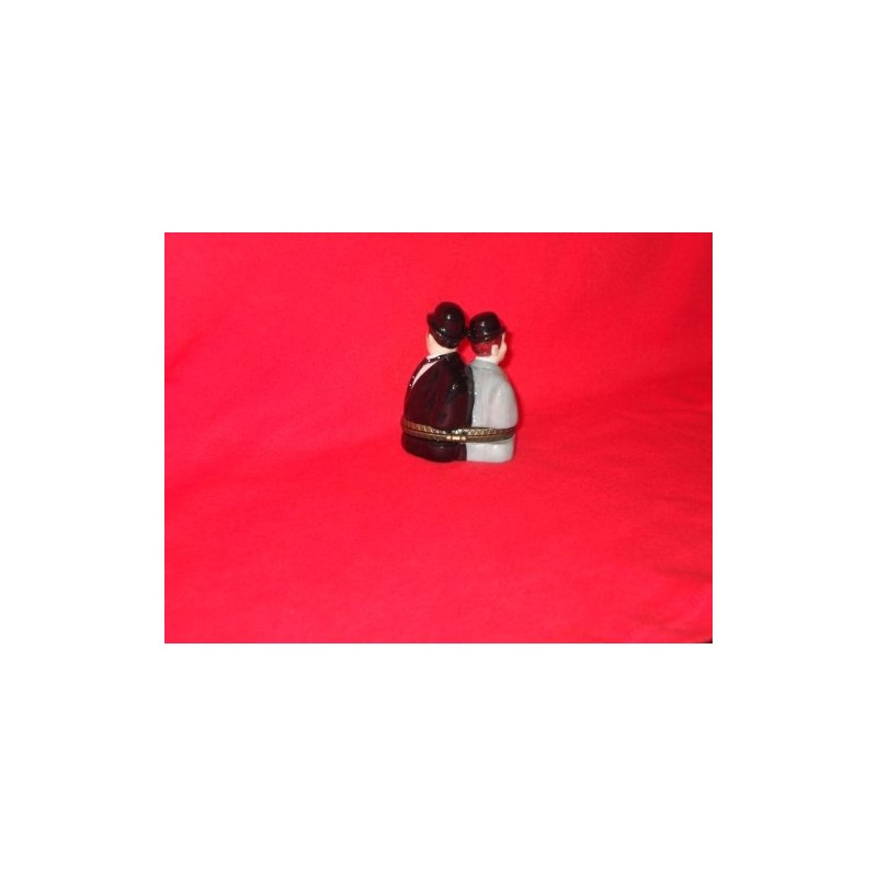 Laurel and Hardy Porcelain Hinged Box PHB Midwest of Canon