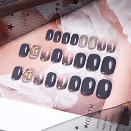 3D Nail Tips, Beautiful Decoration, 24 Pieces, Harajuku, Japanese Style, Yumei Kimono, Handmade Nail Tips, Wedding Nail Tips