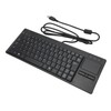 Industrial Keyboard Touchpad Wired Connection X Scissor Foot Plug and