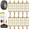 AutoChoice Emergency Snow Chains, Tire Chains with Thickened Manganese Steel