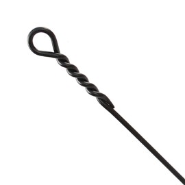MinuMinuteman International Rope Handle Single Hoe Fireplace Tool, Standard 28-in, Blackteman International WR-02H Rope Handle Single Hoe Fireplace Tool, Standard 28-in, Black